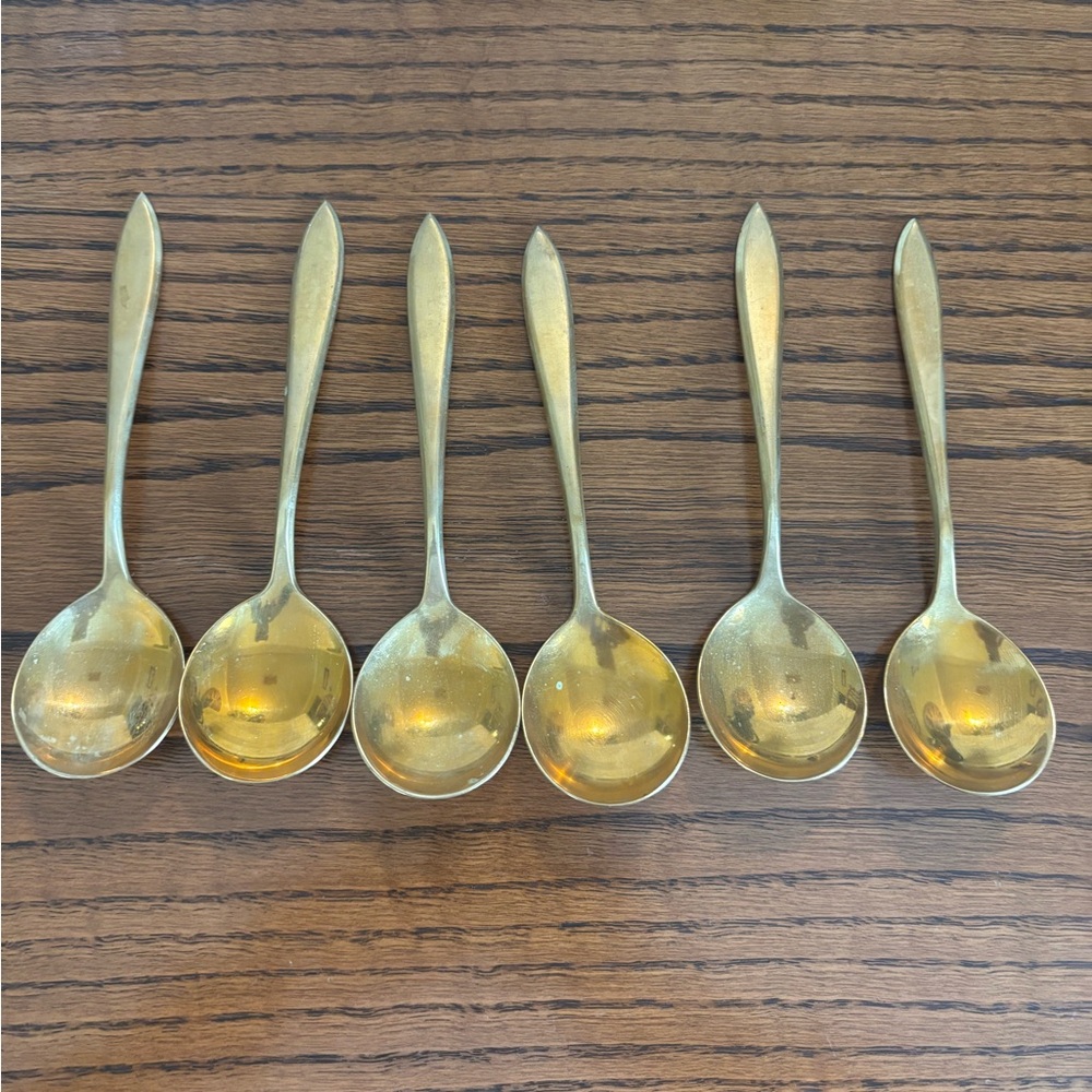 Dirilyte Gold-Toned Spoons Set 6
